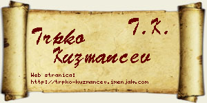 Trpko Kuzmančev vizit kartica